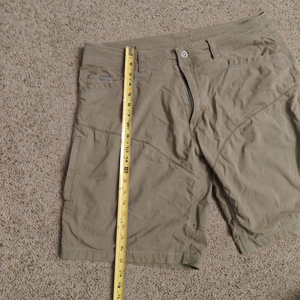 KUHL Renegade Short Men 36 Khaki Outdoor Hiking Quick Dry‎ Stretch - Picture 13 of 16